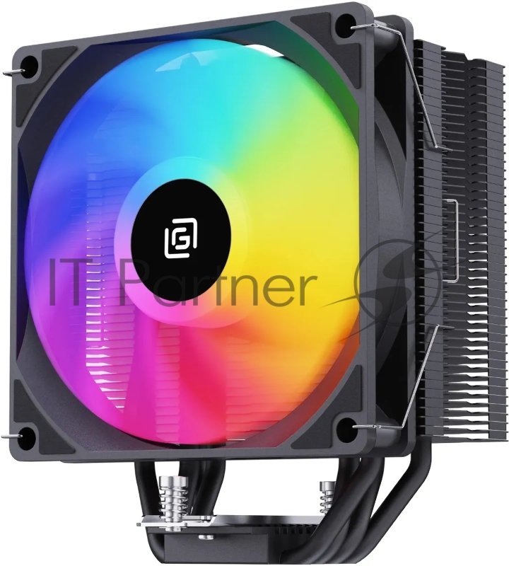 Устройство охлаждения(кулер) Oklick OG-CPC180FRGB-PWM1 RGB Soc-AM5/AM4/1151/1200/2066/201 черный 4-pin 20dB Al+Cu 180W 820gr Ret