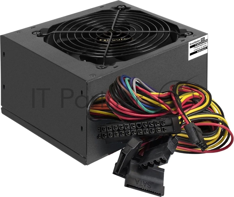 Блок питания ExeGate 750PPE, 750W, (ATX, APFC, SC, КПД 80% (80 PLUS), 12cm fan, 24pin, 2x(4+4)pin, 4xPCI-E, 6xSATA, 3xIDE, black, кабель 220V 1,8м с защитой от выдергивания)