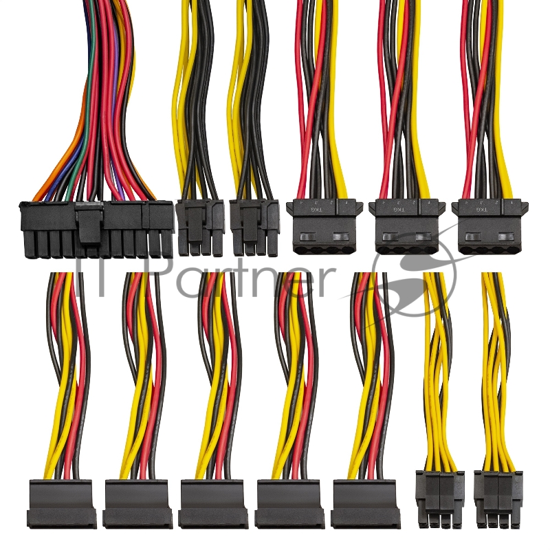 Блок питания ExeGate 800NPX, 800W, (ATX, PC, 12cm fan, 24pin, 2x(4+4)pin, 2xPCI-E, 5xSATA, 3xIDE, black, кабель 220V в комплекте 1,8м)