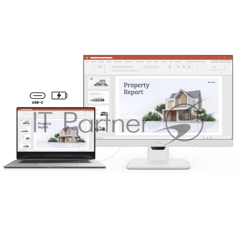 Мониторы/ Benq GW2786TC 27, 1920x1080, IPS, 100Hz, 1300:1, 250cd, 5ms, HDMI, DP, Speakers, Height adj 130, Pivot, Flicker-freeLow Blue Light, 3Y, White