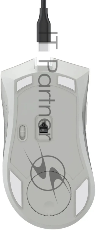 Мышь A4Tech Bloody R90 Plus белый оптическая 5000dpi беспров. USB 8but (R90 PLUS GREUISH WHITE)