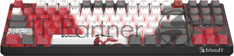 Клавиатура A4Tech Bloody S87 Naraka механическая черный/красный USB for gamer LED (S87 NARAKA)