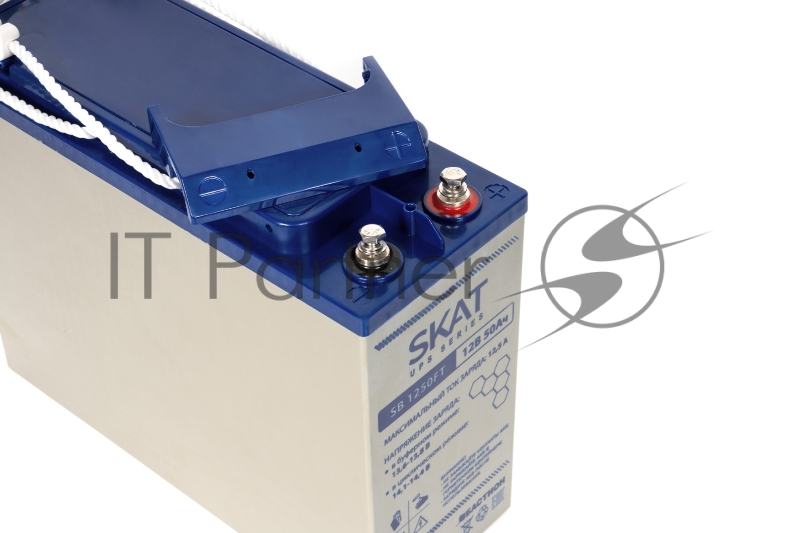 Аккумулятор свинцово-кислотный SKAT SB 1250FT АКБ фронт-терминальная, тип AGM 12В 50Ач (8977)