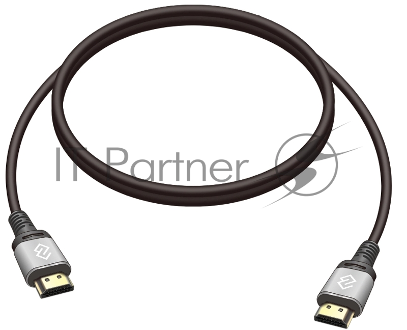 Кабель аудио-видео Digma HDMI (m)/HDMI (m) 1.5м. позолоч.конт. черный (D-HDMI-V2.0-1.5M)