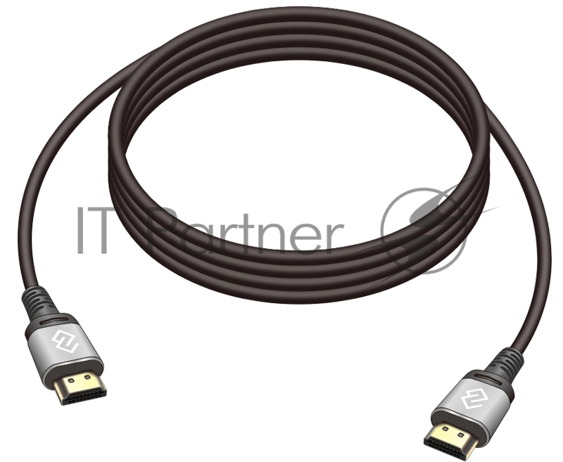 Кабель аудио-видео Digma HDMI (m)/HDMI (m) 3м. позолоч.конт. черный (D-HDMI-V2.0-3M)