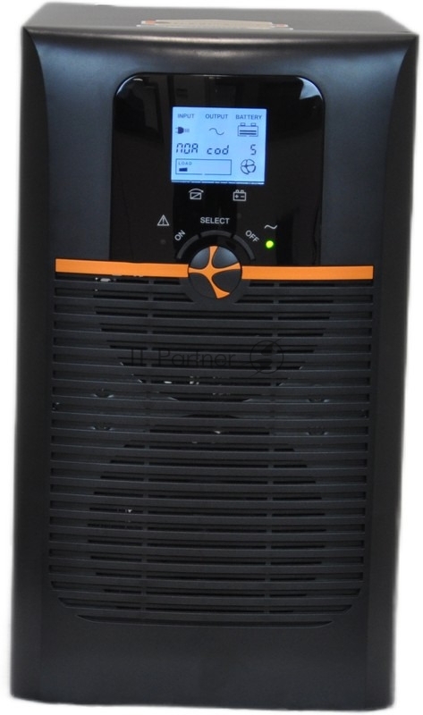 Однофазный напольный Онлайн ИБП Tuncmatik TSK10099 с мощным зарядным устройством, работающий от внешнего батарейного массива (без АКБ в корпусе)/ Tuncmatik LONG+ 6 KVA / 6 kW ON-LINE Tower UPS V2.0 RS-232/SNMPslot/ LCD/ USB/ EPO/ EMBS without Battery