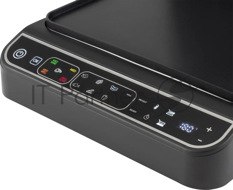 Электрогриль Hyundai HYG-7000 2000Вт серебристый/черный