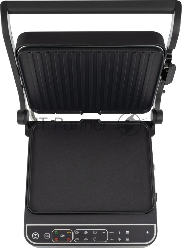 Электрогриль Hyundai HYG-7000 2000Вт серебристый/черный