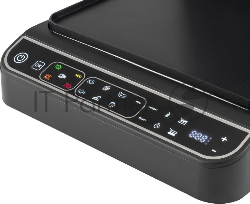 Электрогриль Hyundai HYG-7000 2000Вт серебристый/черный