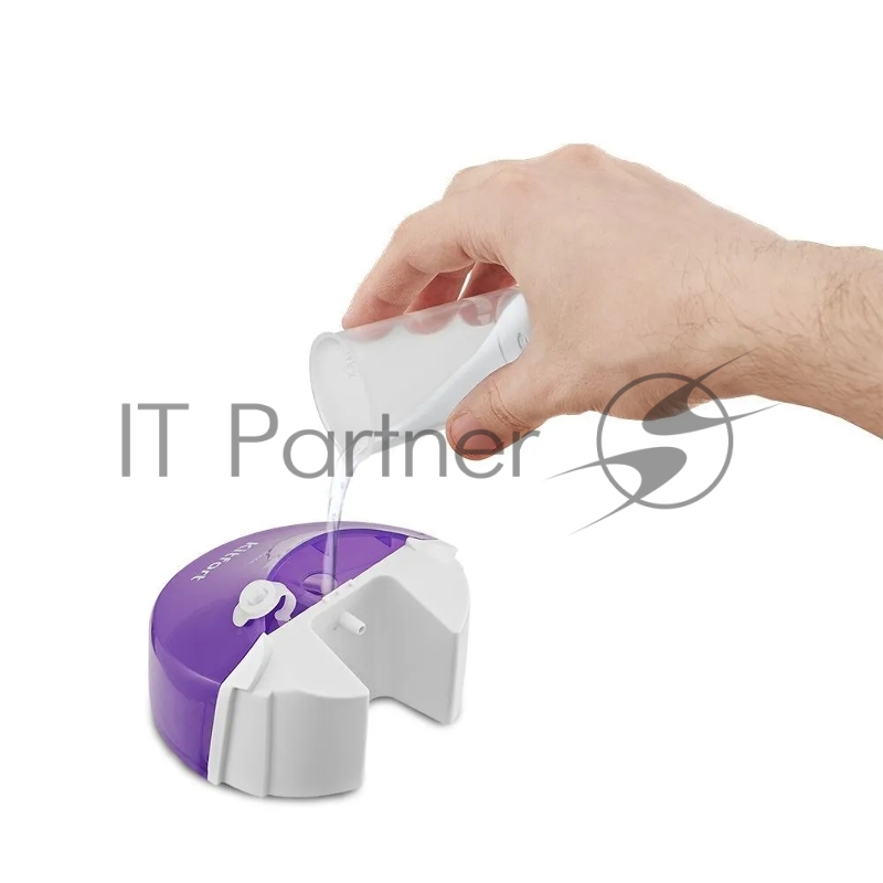 Отпариватель ручной Kitfort КТ-9206 1200Вт белый/фиолетовый