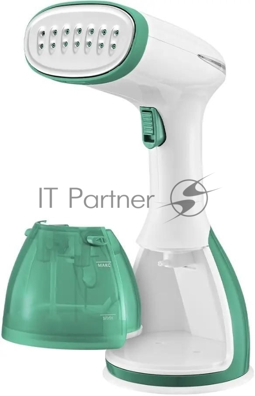 Отпариватель ручной Kitfort КТ-9269, 1500Вт, белый/зеленый