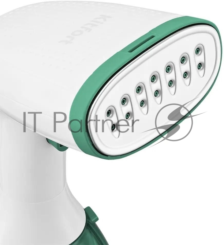 Отпариватель ручной Kitfort КТ-9269, 1500Вт, белый/зеленый