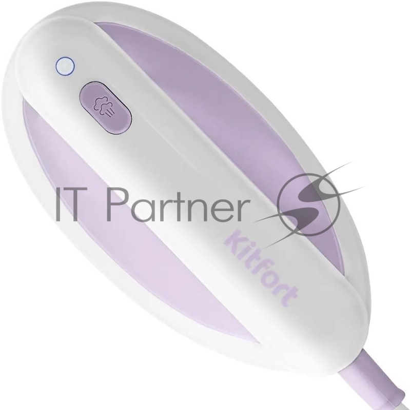 Отпариватель ручной Kitfort КТ-9257 1500Вт белый/сиреневый