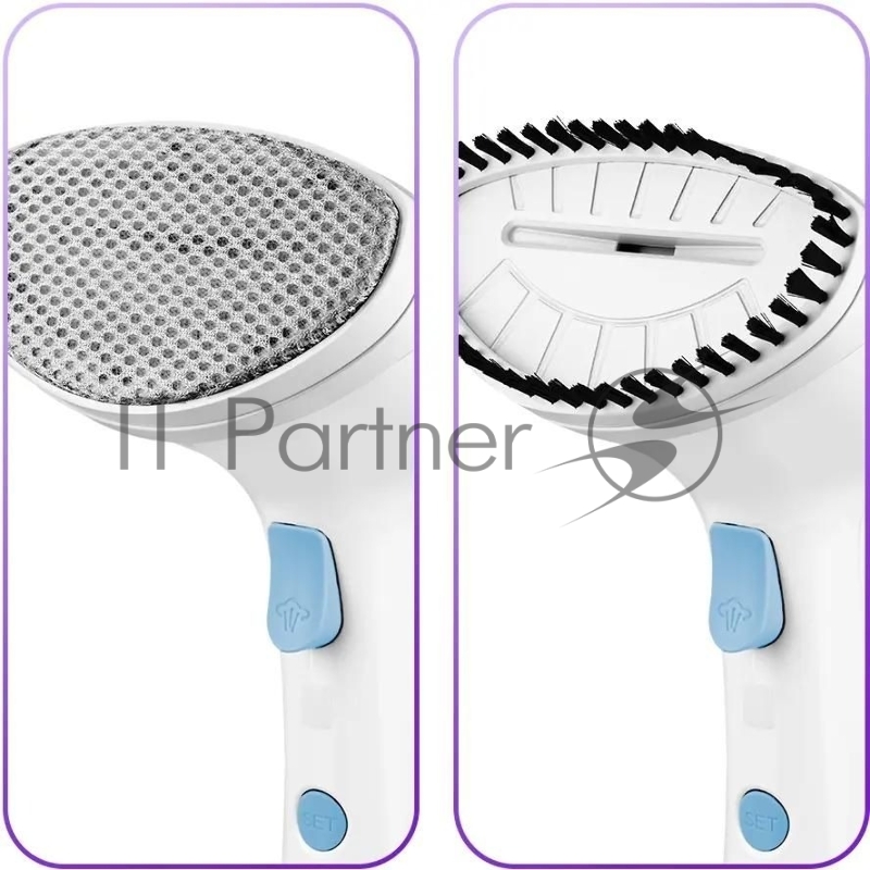 Отпариватель ручной Kitfort КТ-9234, 1600Вт, белый/голубой