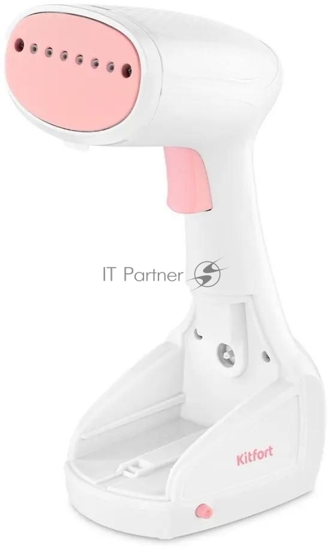 Отпариватель ручной Kitfort КТ-9233 1000Вт белый/розовый