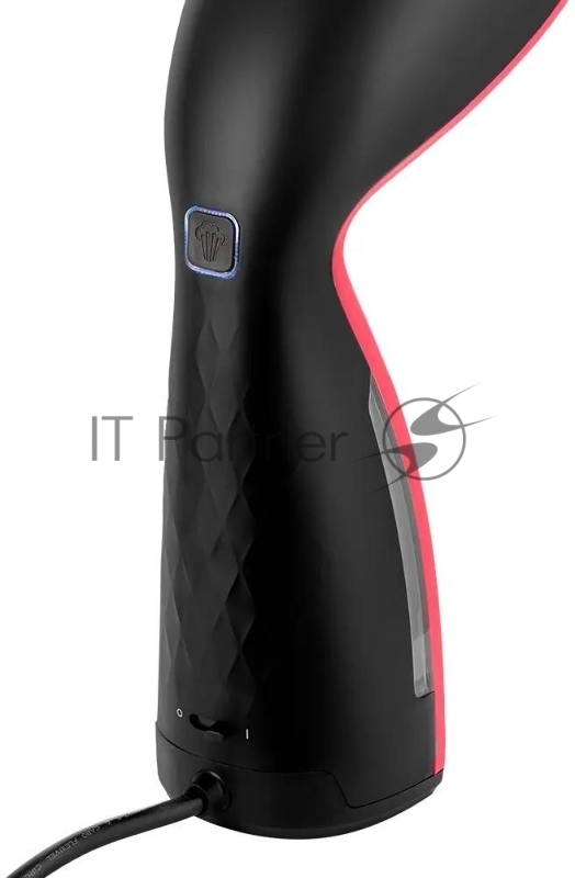 Отпариватель ручной Kitfort КТ-9201 980Вт черный/малиновый