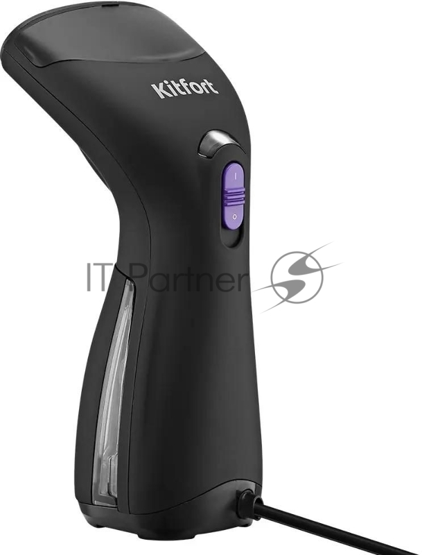 Отпариватель ручной Kitfort КТ-9199 900Вт черный/фиолетовый