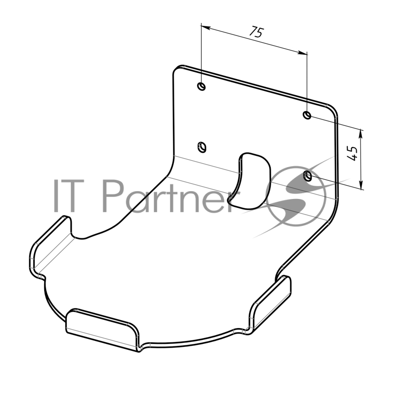 Кронштейн для Xbox Series X, настенный, черный REXANT