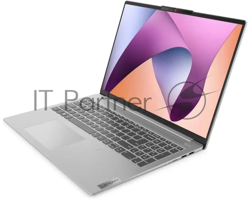 Ноутбук Lenovo IdeaPad Slim 5 16ABR8 Ryzen 5 7430U 16Gb SSD512Gb AMD Radeon 16 IPS WUXGA (1920x1200) noOS l.grey WiFi BT Cam (82XG0096RK)