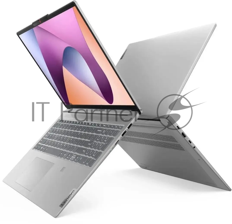 Ноутбук Lenovo IdeaPad Slim 5 16ABR8 Ryzen 5 7430U 16Gb SSD512Gb AMD Radeon 16 IPS WUXGA (1920x1200) noOS l.grey WiFi BT Cam (82XG0096RK)