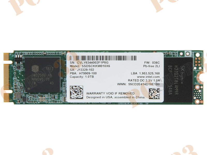 SSD диск 1000ГБ M.2 Intel 540s SSDSCKKW010X6X1 (SATA III)