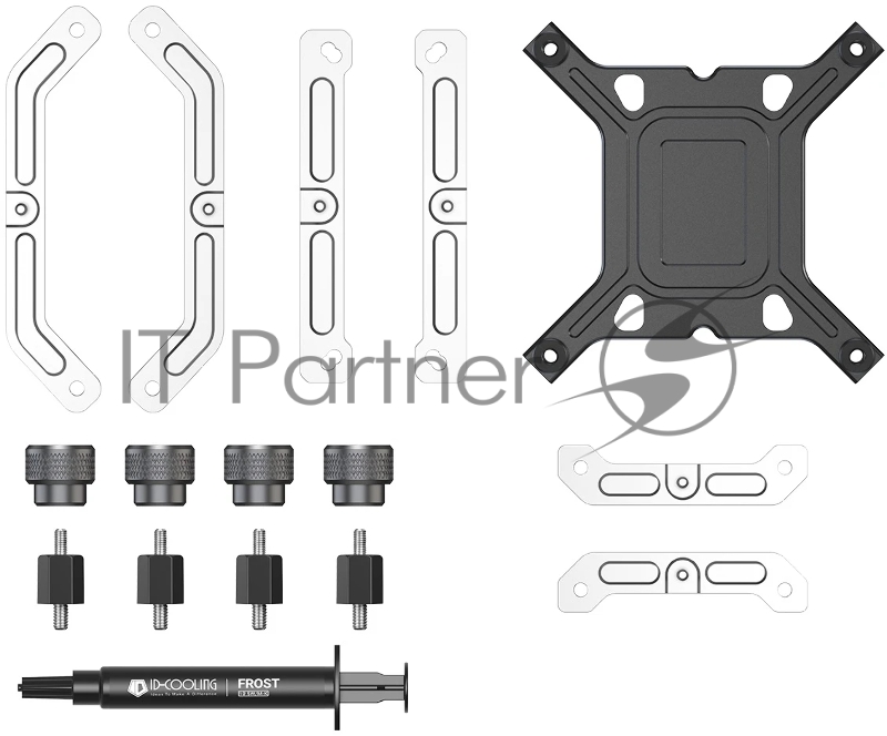 Система водяного охлаждения ID-Cooling FX360 Inf ARGB Soc-AM5/AM4/1151/1200/2066/1700 белый 4-pin 27.2dB Al+Cu 350W Ret (FX360 INF WHITE)