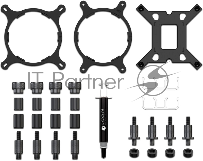 Система водяного охлаждения ID-Cooling Zoomflow 360 XT V2 ARGB Soc-AM4/1151/1200/2066/1700 белый 4-pin 13.8-35.2dB Al+Cu 350W 2000gr Ret (ZOOMFLOW 360 XT V2 WHITE)