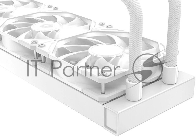Система водяного охлаждения ID-Cooling Zoomflow 360 XT V2 ARGB Soc-AM4/1151/1200/2066/1700 белый 4-pin 13.8-35.2dB Al+Cu 350W 2000gr Ret (ZOOMFLOW 360 XT V2 WHITE)
