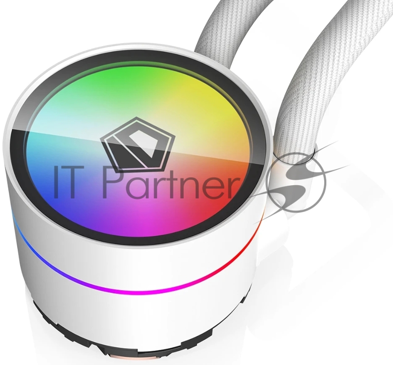 Система водяного охлаждения ID-Cooling Zoomflow 360 XT V2 ARGB Soc-AM4/1151/1200/2066/1700 белый 4-pin 13.8-35.2dB Al+Cu 350W 2000gr Ret (ZOOMFLOW 360 XT V2 WHITE)