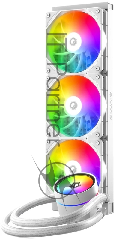 Система водяного охлаждения ID-Cooling Zoomflow 360 XT V2 ARGB Soc-AM4/1151/1200/2066/1700 белый 4-pin 13.8-35.2dB Al+Cu 350W 2000gr Ret (ZOOMFLOW 360 XT V2 WHITE)