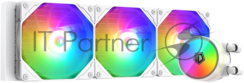 Система водяного охлаждения ID-Cooling Zoomflow 360 XT V2 ARGB Soc-AM4/1151/1200/2066/1700 белый 4-pin 13.8-35.2dB Al+Cu 350W 2000gr Ret (ZOOMFLOW 360 XT V2 WHITE)