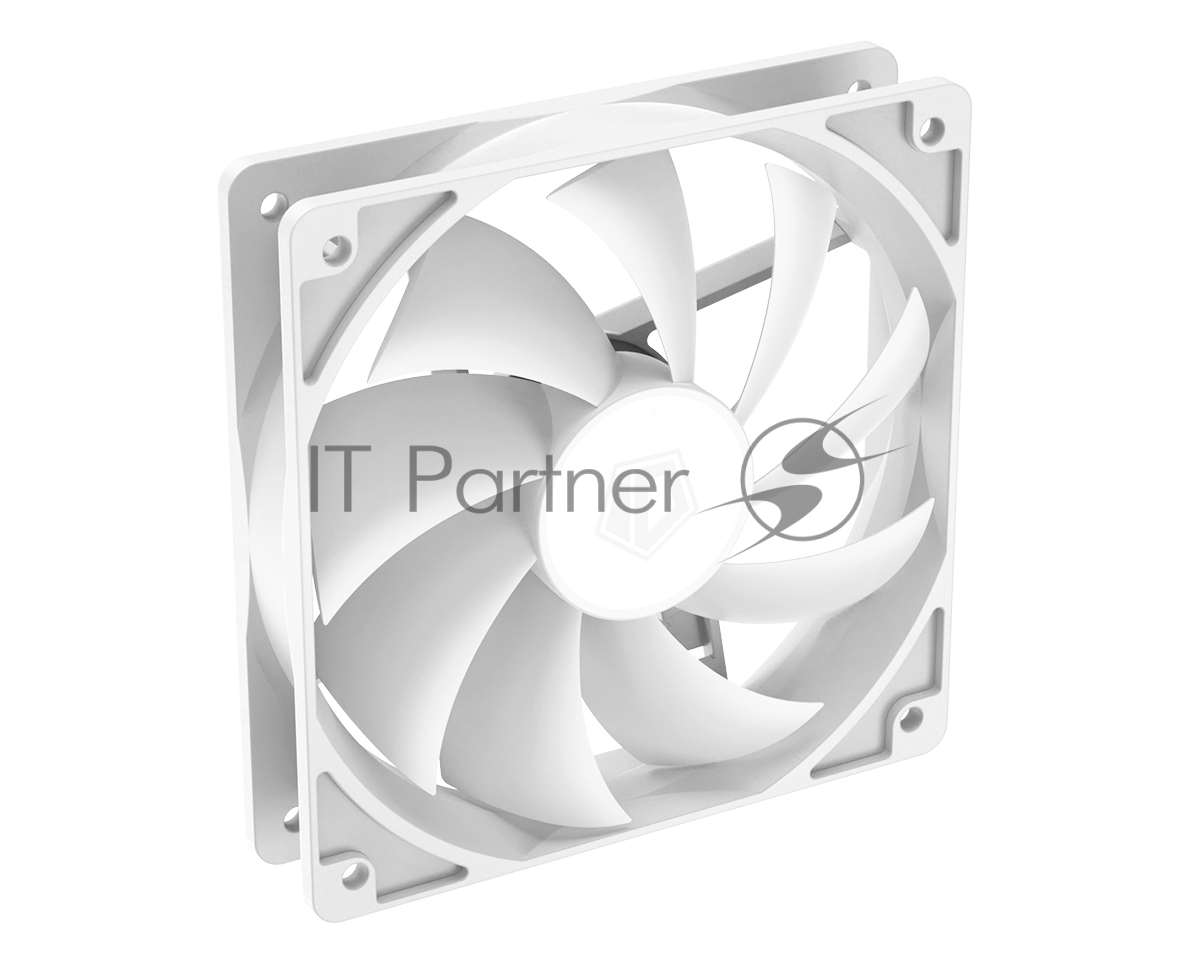 Вентилятор для корпуса ID-Cooling XF-120-W 120х120x25 белый 4-pin 35.2дБ Ret