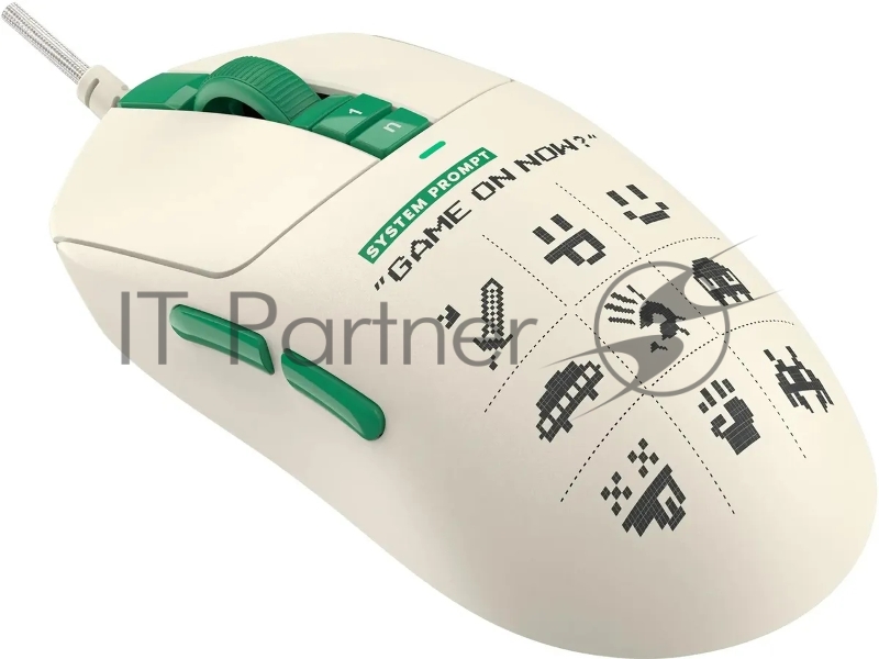 Мышь A4Tech Bloody W72 Ultra Pixels Green рисунок/бежевый/зеленый оптическая (20000dpi) USB (7but)