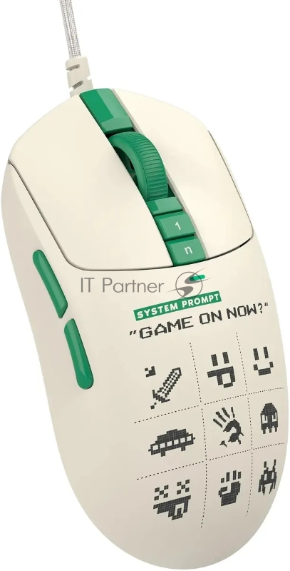 Мышь A4Tech Bloody W72 Ultra Pixels Green рисунок/бежевый/зеленый оптическая (20000dpi) USB (7but)