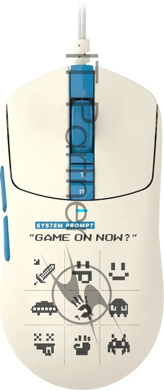 Мышь A4Tech Bloody W72 Ultra Pixels Blue рисунок/бежевый/голубой оптическая (20000dpi) USB