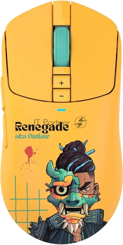 Мышь A4Tech Bloody R72 Ultra желтый оптическая 20000dpi беспров. USB-C 6but