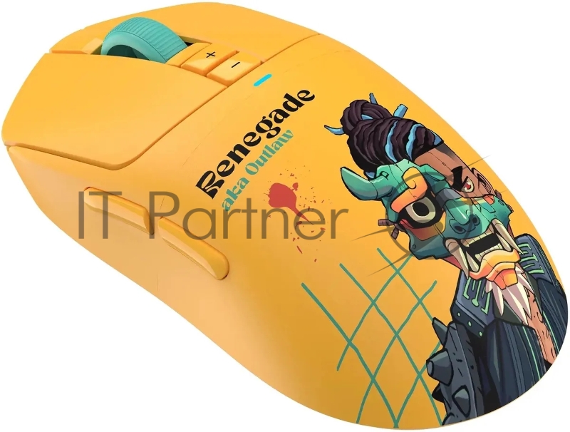 Мышь A4Tech Bloody R72 Ultra желтый оптическая 20000dpi беспров. USB-C 6but