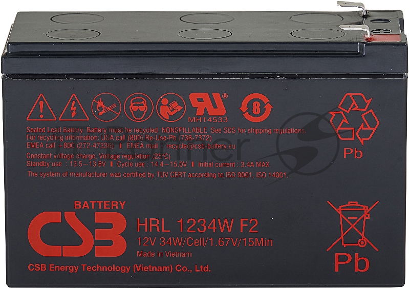 Батарея CSB HRL 1234W (12V, 9Ah)