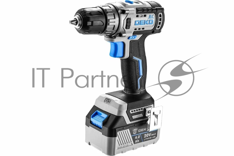 Дрель-шуруповерт Deko Loner 20V One аккум. патрон:быстрозажимной (085-1004)