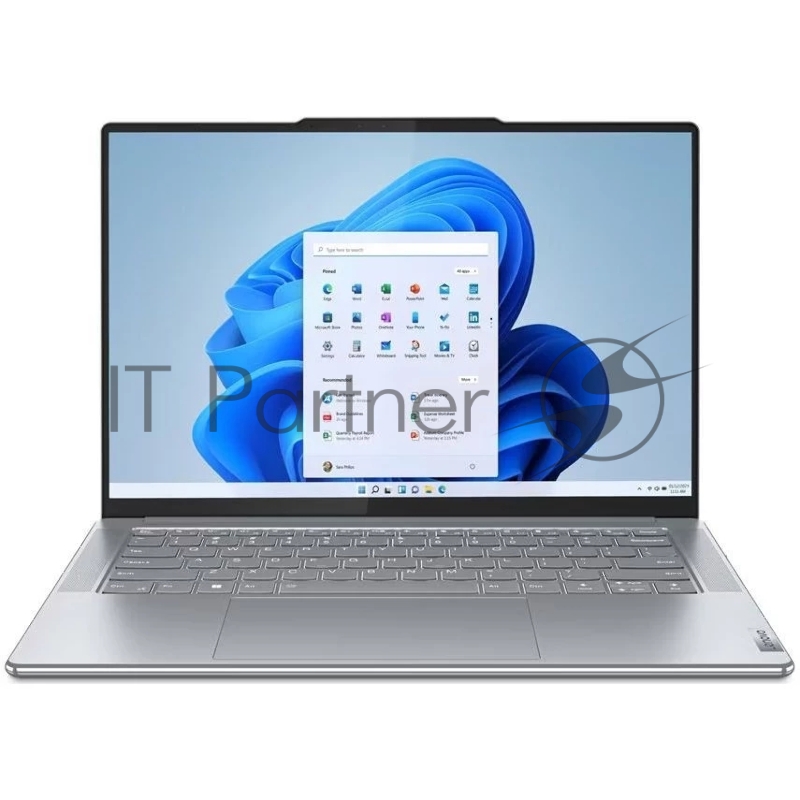 Ультрабук Lenovo Yoga Slim 7 14APU8 Ryzen 5 7640S 16Gb SSD512Gb AMD Radeon 14.5 OLED 2.9K (2944x1840) Windows 11 Home l.grey WiFi BT Cam (83AA001DRU)