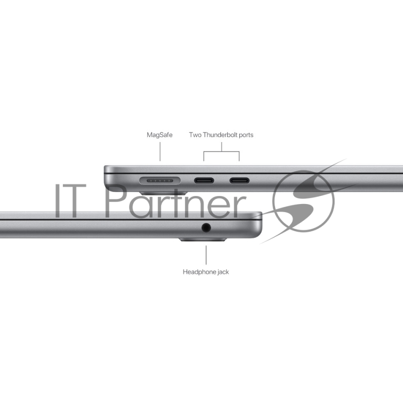 Ноутбук Apple MacBook Air:13-inch M3 with 8-core CPU, 10-core GPU/16GB/256GB SSD - Silver/US