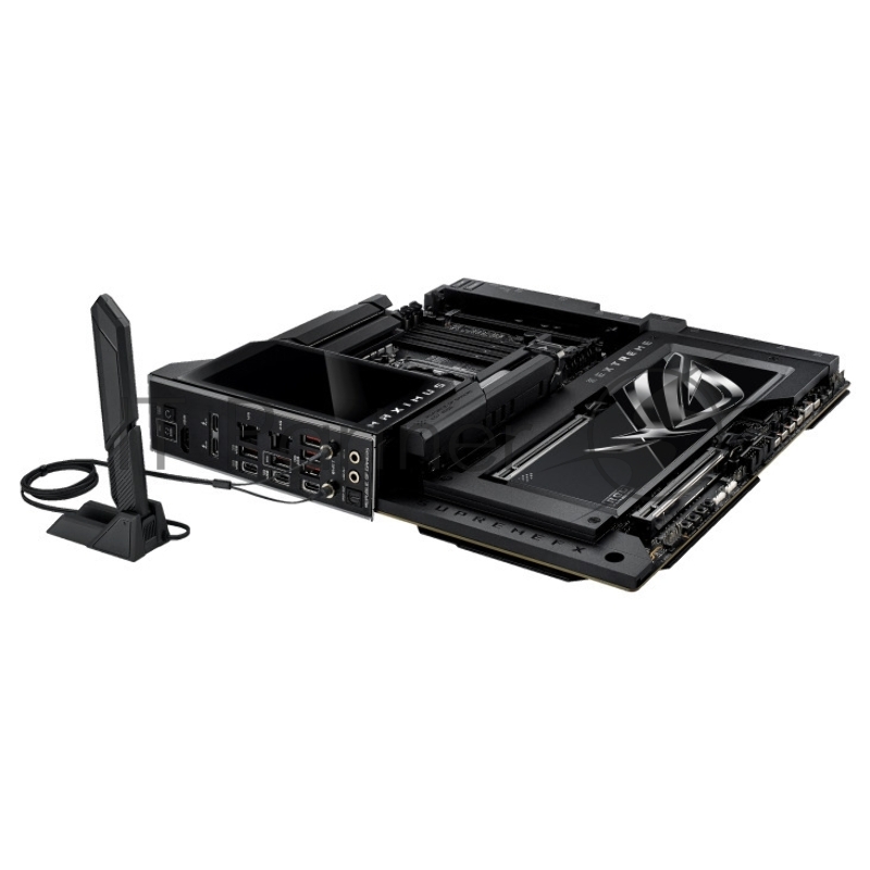Материнская плата ASUS ROG MAXIMUS Z890 EXTREME, INTEL Z890 s1851, 4xDDR5(192GB), 2xPCIe 5.0x16, 1xPCIe 4.0x4, 1xLAN(10GbE) + 1xLAN(2.5GbE), Wi-Fi, BT, 4xSATA 6Gb/s, 6xM.2, 2xThunderbolt 5 (USB-C), 3xUSB-C, 5xUSB 3.2, EATX, 90MB1IA0-M0EAY0