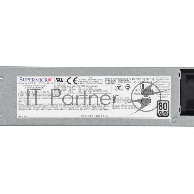 Блок Питания SuperMicro PWS-804P-1R 800W