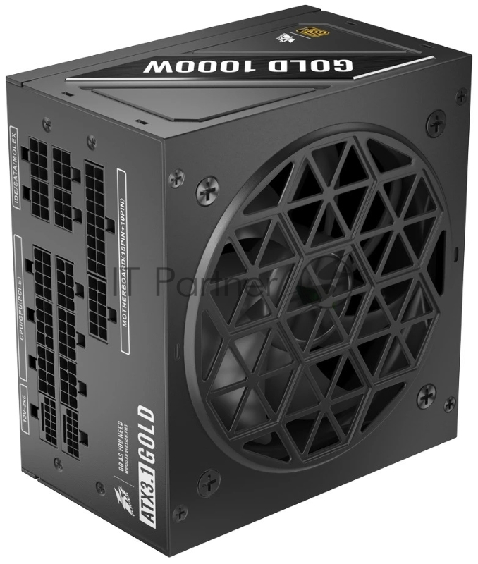 Блок питания 1STPLAYER NGDP Gold 1000W / ATX 3.0, APFC, 80 PLUS Gold, LLC+DC-DC, 120mm fan, full modular / HA-1000BA4