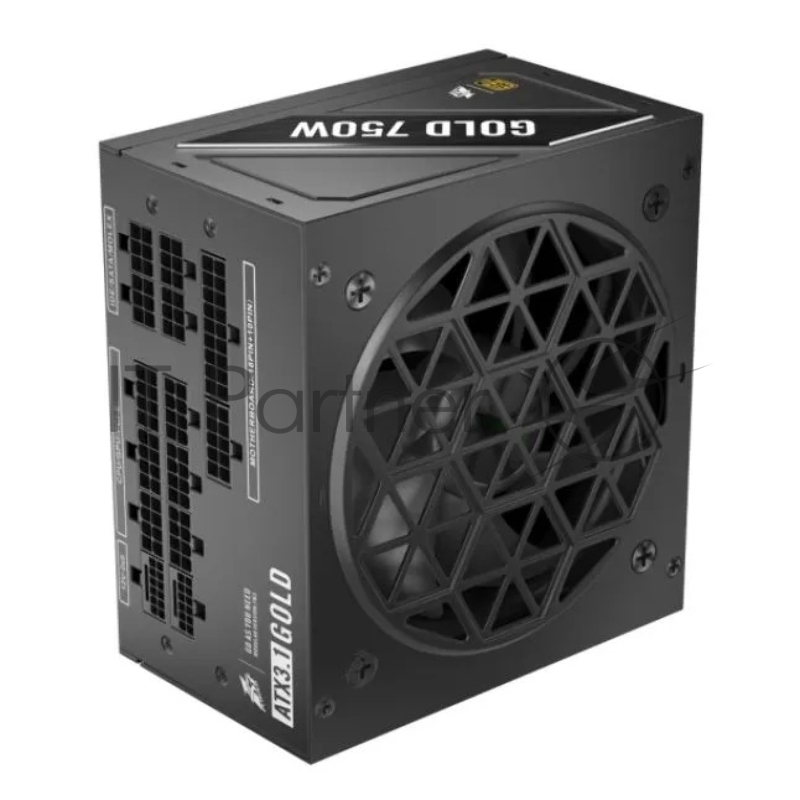 Блок питания 1STPLAYER NGDP Gold 750W / ATX 3.0, APFC, 80 PLUS Gold, LLC+DC-DC, 120mm fan, full modular / HA-750BA4