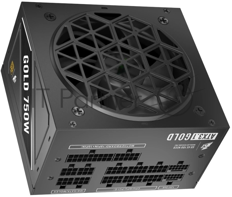 Блок питания 1STPLAYER NGDP Gold 750W / ATX 3.0, APFC, 80 PLUS Gold, LLC+DC-DC, 120mm fan, full modular / HA-750BA4