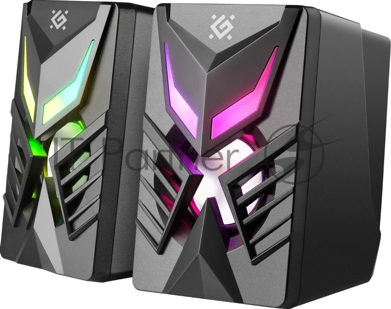 Колонки Defender Solar 6, 2.0, черный, 65206