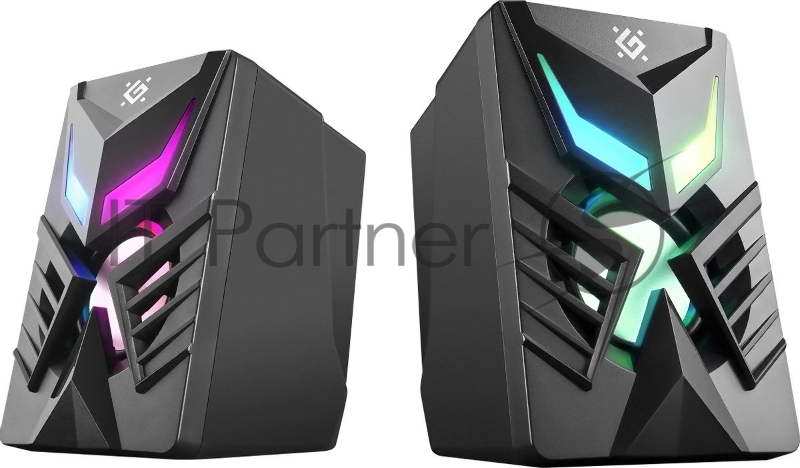 Колонки Defender Solar 6, 2.0, черный, 65206