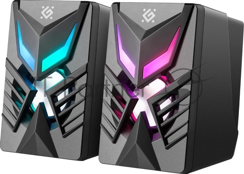 Колонки Defender Solar 6, 2.0, черный, 65206