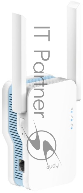 Повторитель беспроводного сигнала Cudy RE1200 AC1200 10/100BASE-TX/Wi-Fi белый
